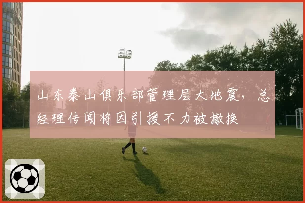 山东泰山俱乐部管理层大地震，总经理传闻将因引援不力被撤换